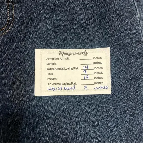 Soft Surrounding Women’s Pant Pull On Wide Waist Frayed Hem Patch Pockets - Picture 7 of 7